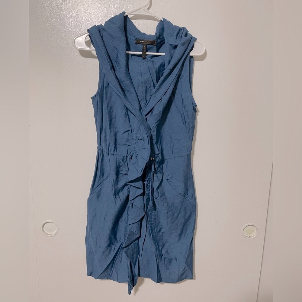 BCBG Maxazria blue dress